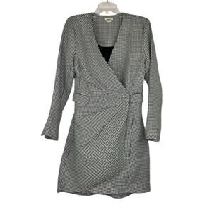 Jason Wu houndstooth blazer pleated dress size Medium